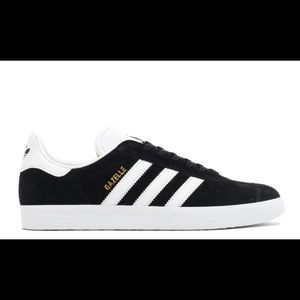 Adidas Men's Originals Gazelle Black Suede, Sz 11